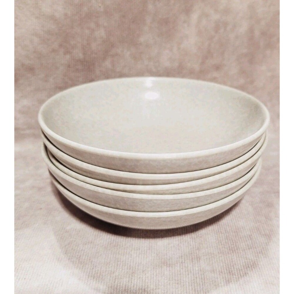 Vtg. MCM Color Flyte by Branchell Melmac Melamine Gray Bowls Set of 5